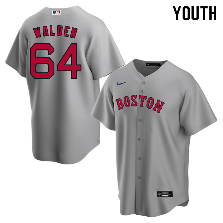 Nike Youth #64 Marcus Walden Boston Red Sox Baseball Jerseys Sale-Gray